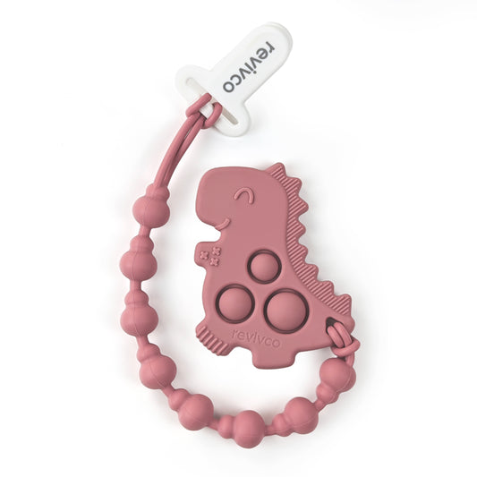 POP Dino Sensory Chew — Calming Teether for Babies (3+ months)