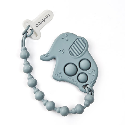 POP Elephant Sensory Chew — Soothing Teether for Babies (3+ months)