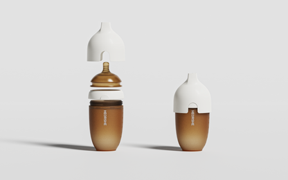 HEORSHE Ultra-Wide Neck Baby Bottle — Anti-Colic & Breast-Like Feeding