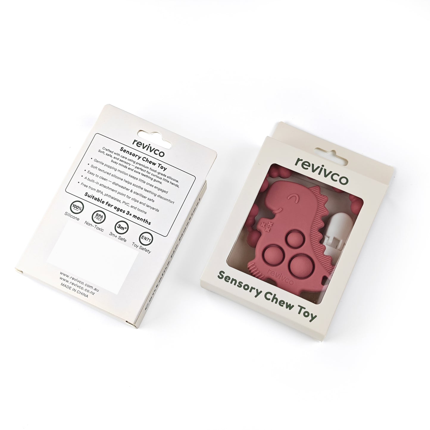 POP Dino Sensory Chew – Calming Teether (3+ Months)