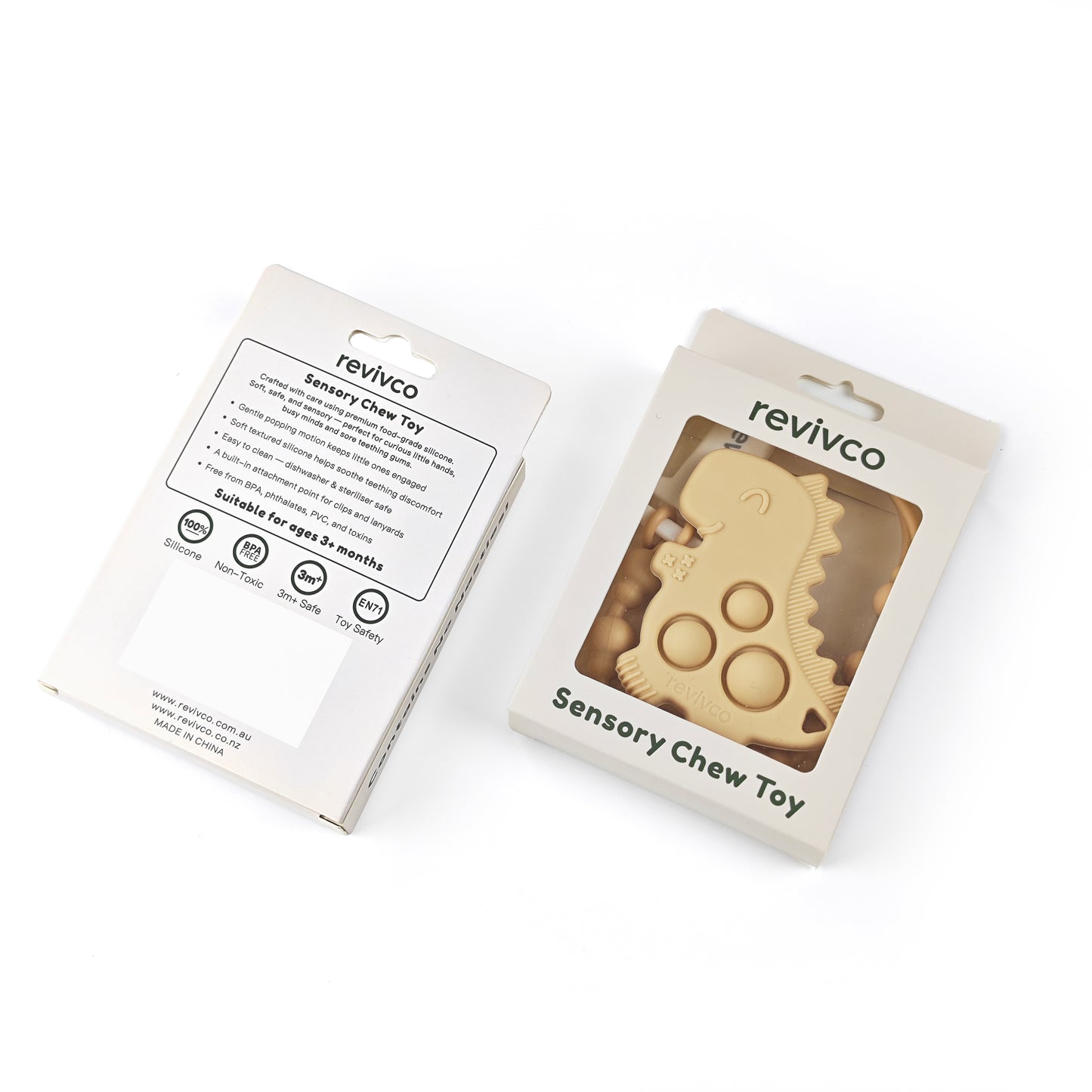 POP Dino Sensory Chew – Calming Teether (3+ Months)