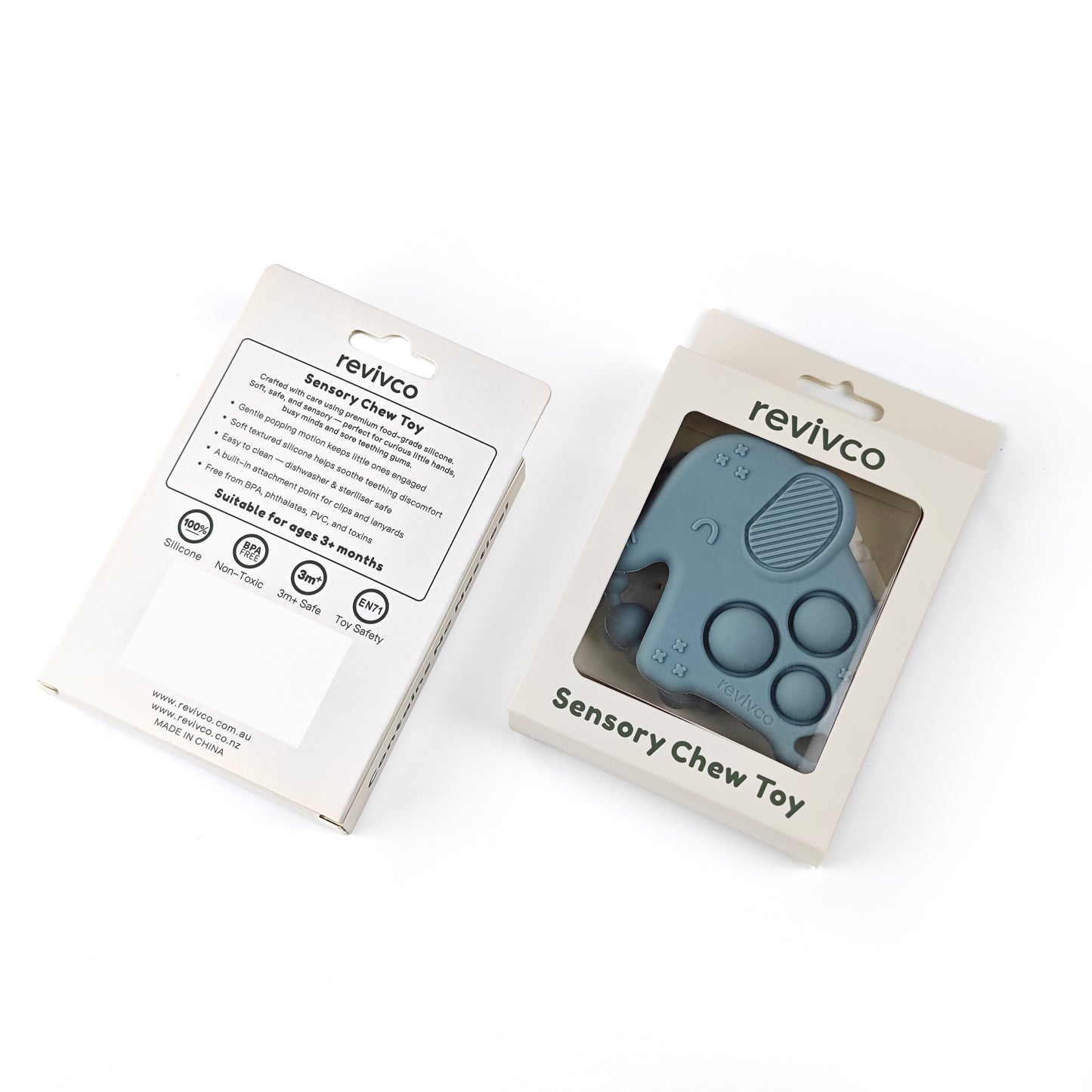 POP Elephant Sensory Chew – Calming Teether (3+ Months)