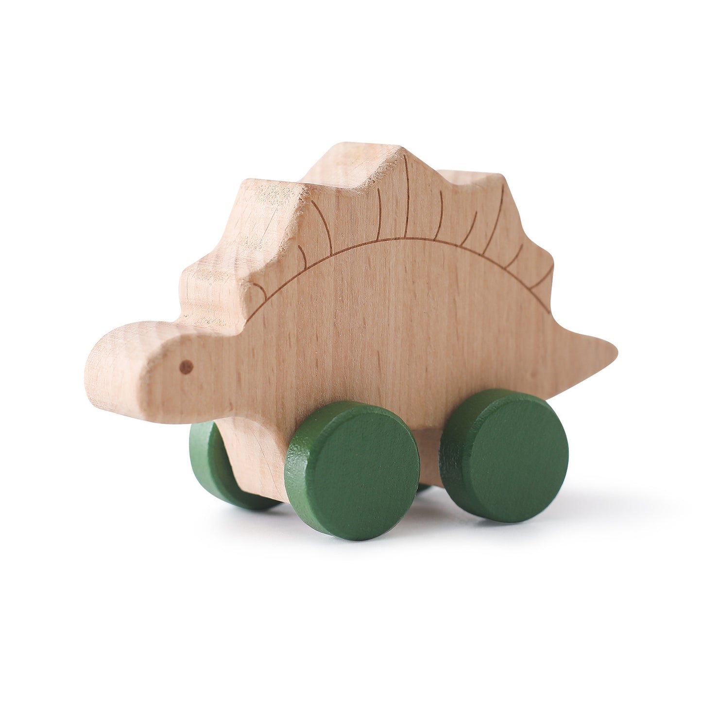 Wooden Dinosaur Pull-Along Trolley