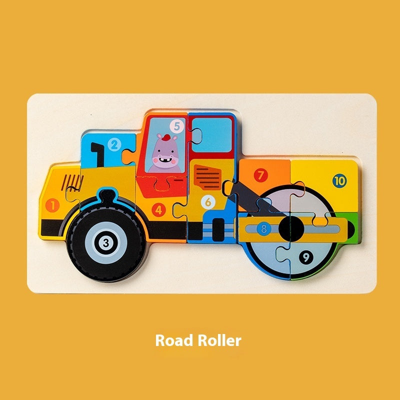 Montessori 3D Wooden Puzzle Model