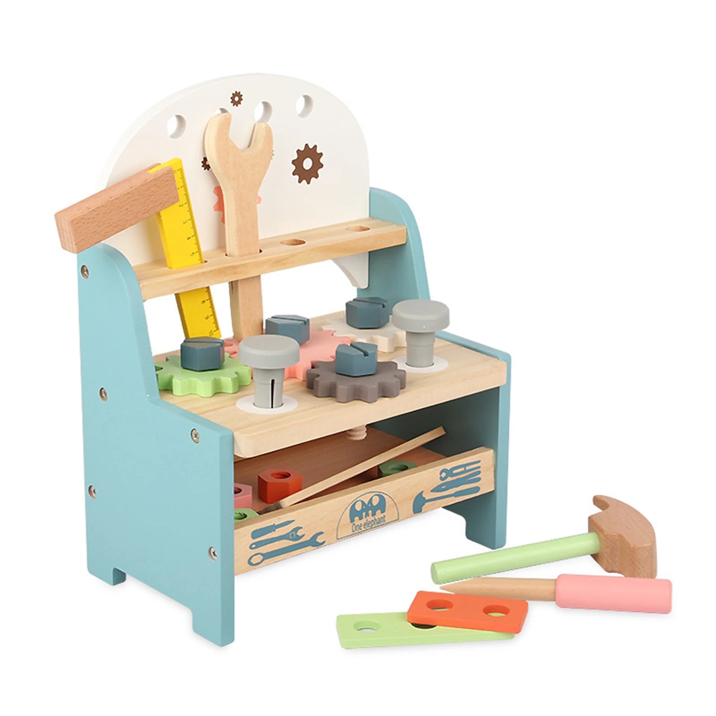 Wooden Tool Bench Play Set