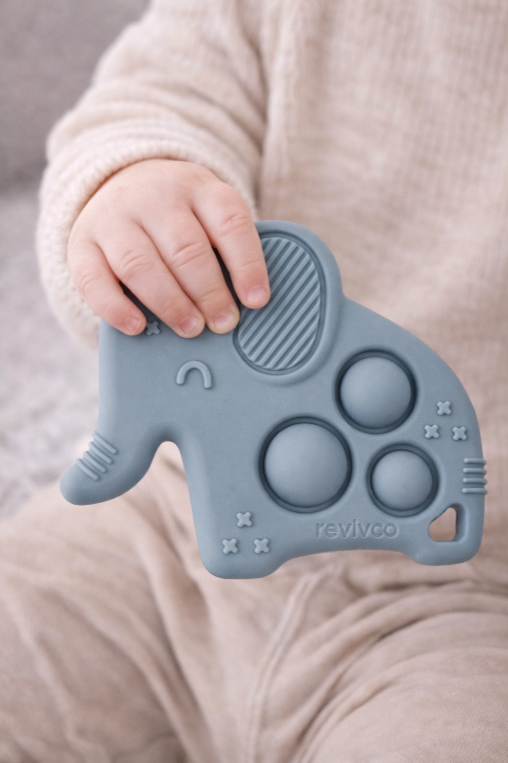 POP Elephant Sensory Chew – Calming Teether (3+ Months)