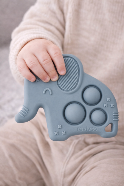 POP Elephant Sensory Chew – Calming Teether (3+ Months)