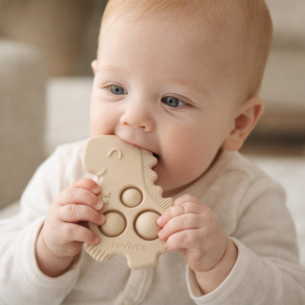 POP Dino Sensory Chew – Calming Teether (3+ Months)
