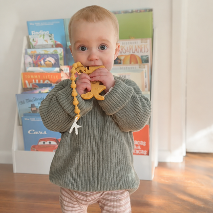 POP Kangaroo Teether – Soothes Sore Gums, Calms Busy Days