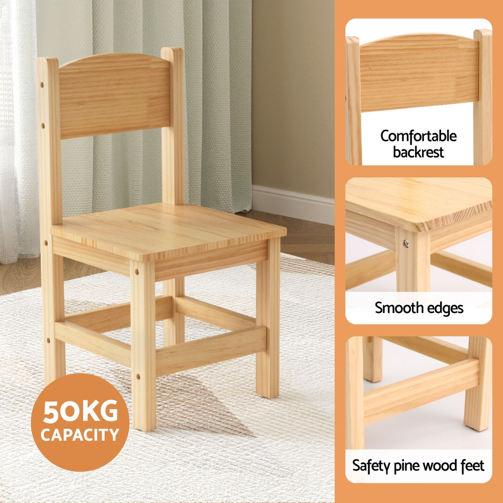 Keezi Kids Table and 2 Chairs Set