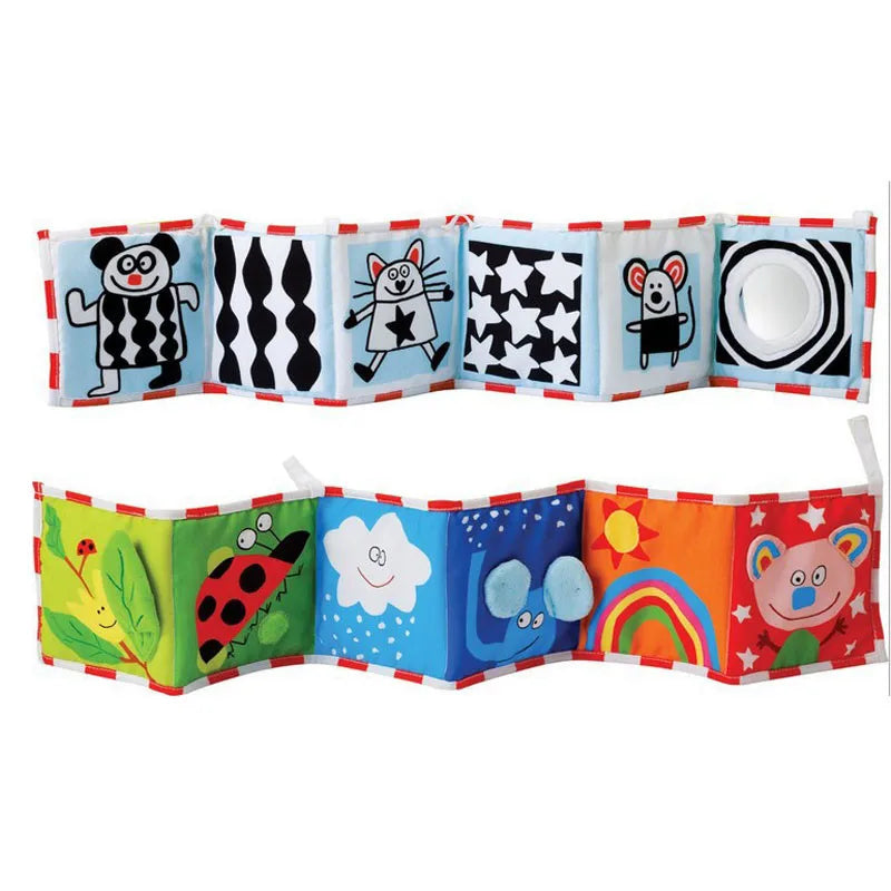Sensory Cloth Book Baby Toys 0–12 Months