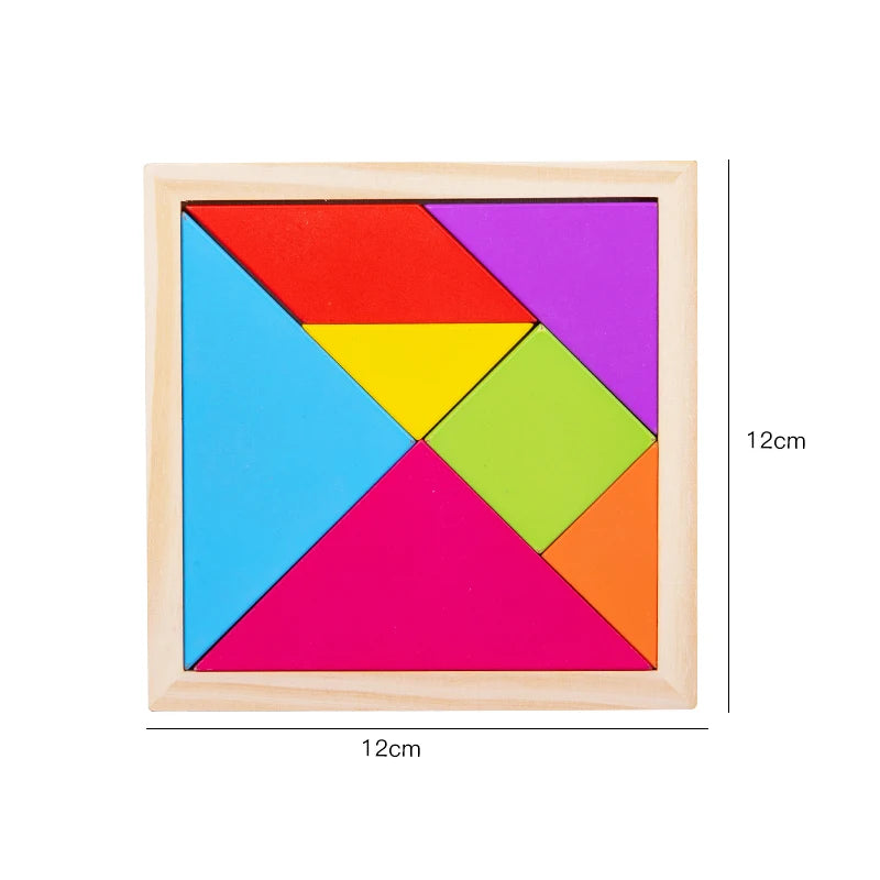 Wooden Tangram Puzzle Set