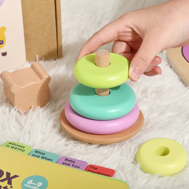 Montessori Multi-Purpose Puzzle & Baby Growth Milestone Set