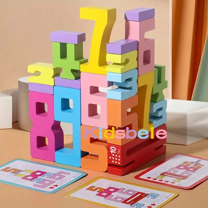 Montessori Wooden Number Blocks