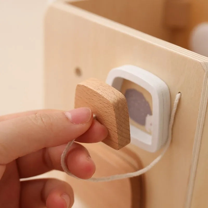 5-in-1 Wooden Activity Cube