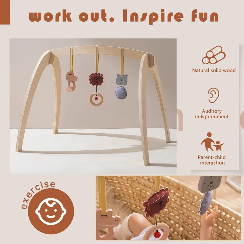 Baby Montessori Wooden Gym