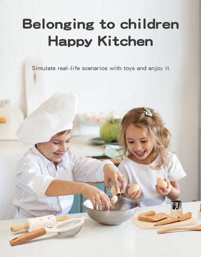 Montessori Kitchen Tools Real Cooking Set