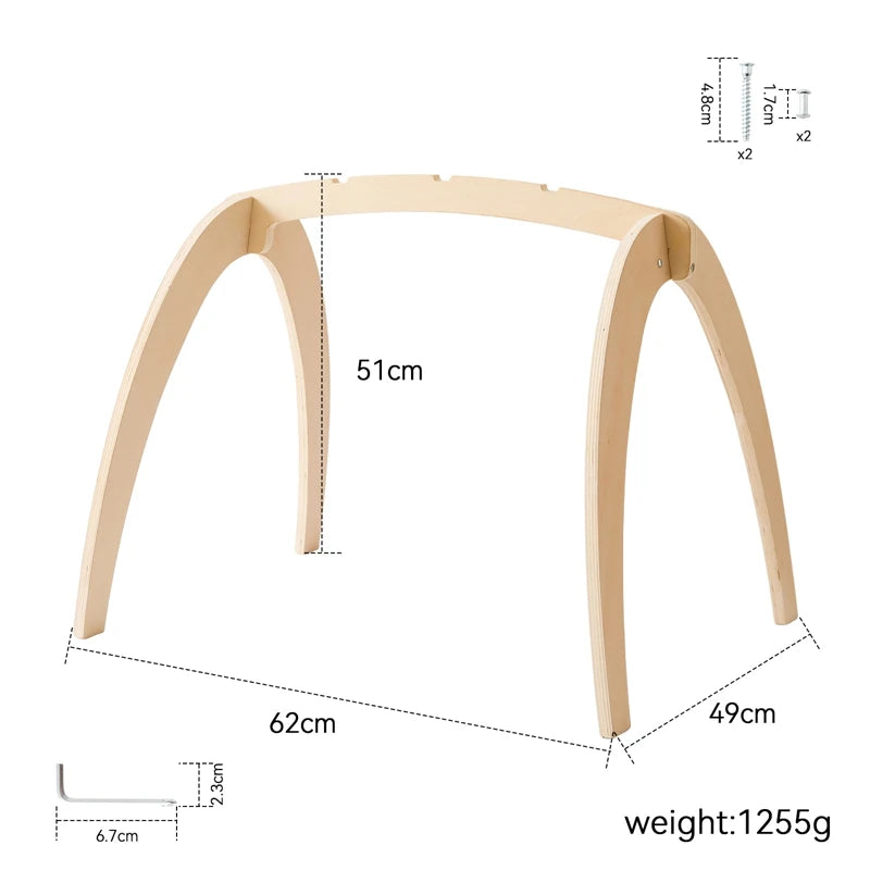 Baby Montessori Wooden Gym