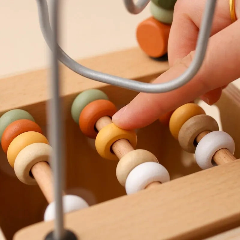 5-in-1 Wooden Activity Cube