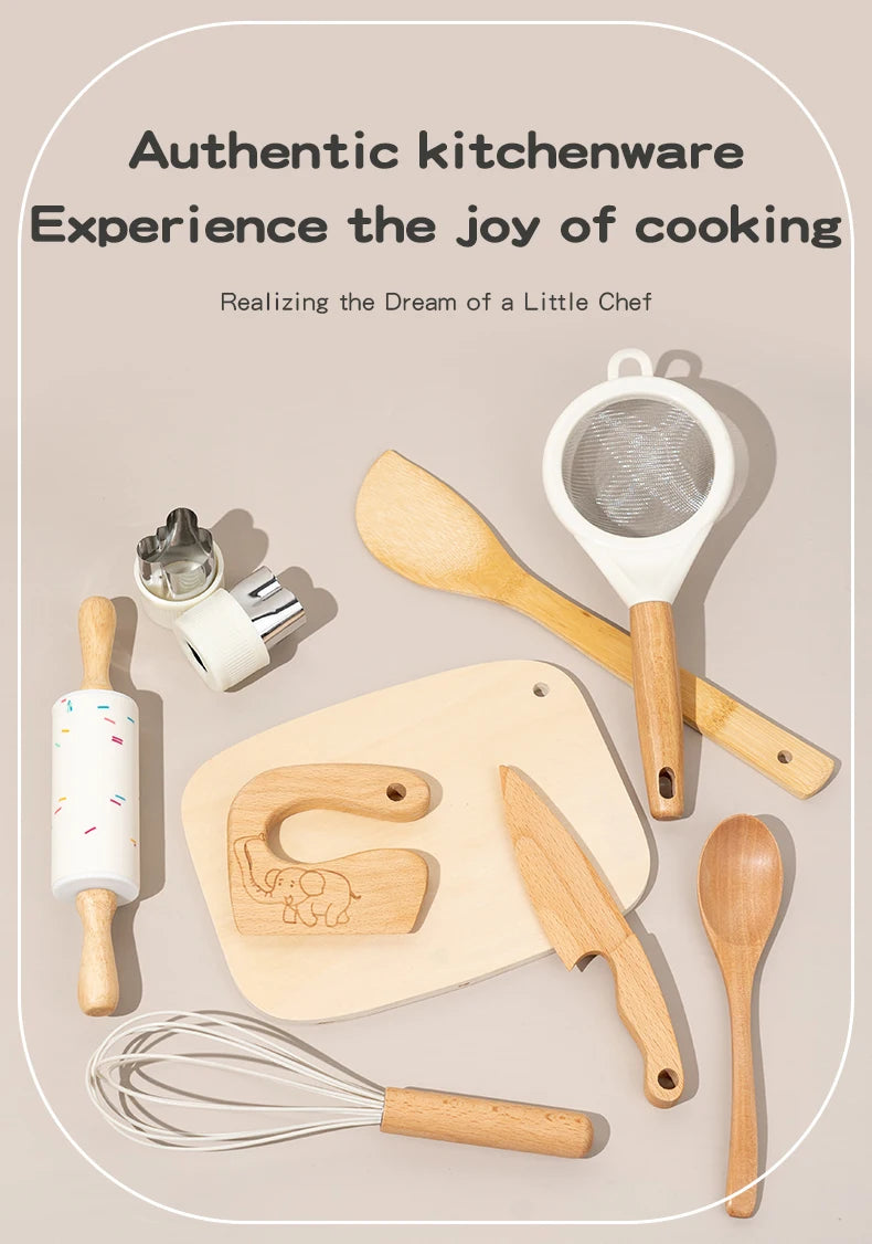 Montessori Kitchen Tools Real Cooking Set