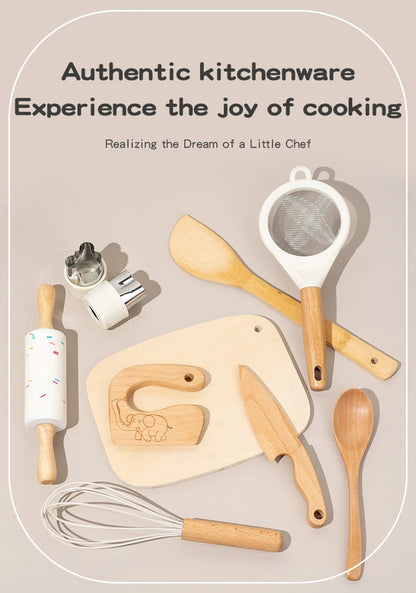 Montessori Kitchen Tools Real Cooking Set