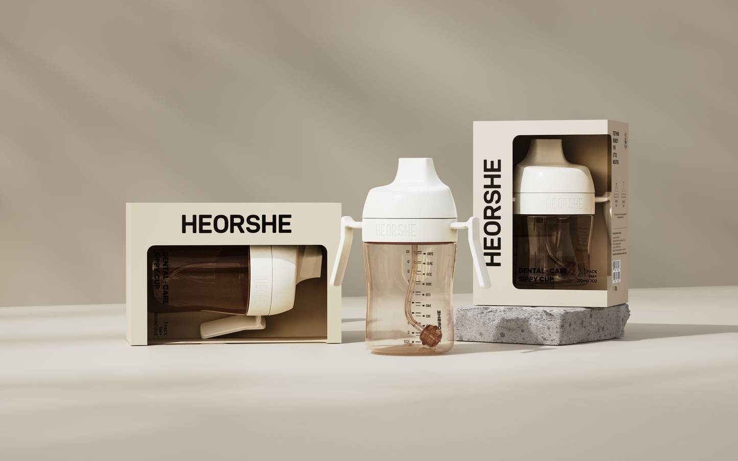 HEORSHE Dental-Care Sippy Cup — Gentle Transition Cup for Toddlers