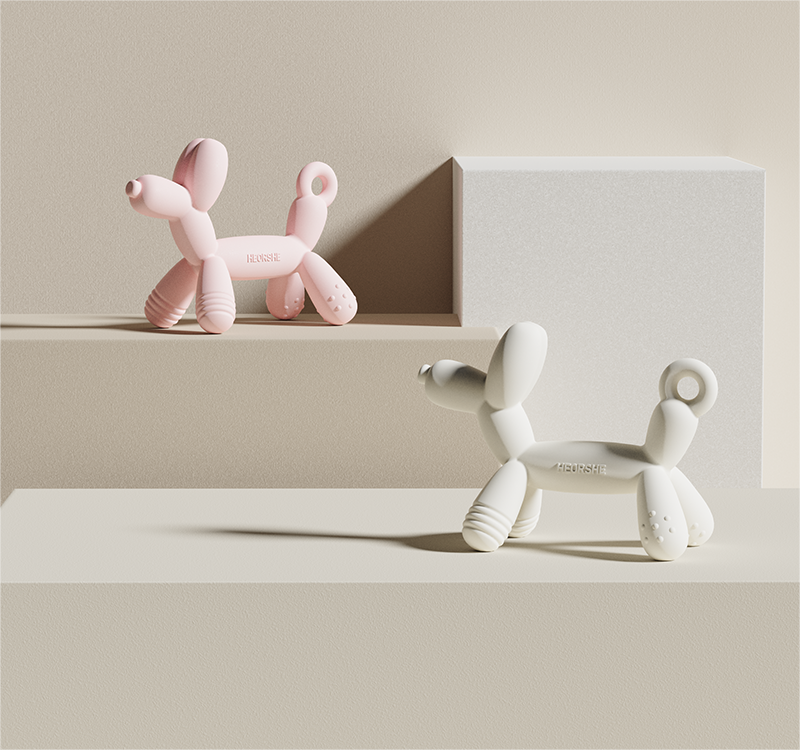 HEORSHE Puppy Teether — Gentle Gum Relief for Babies (3+ months)