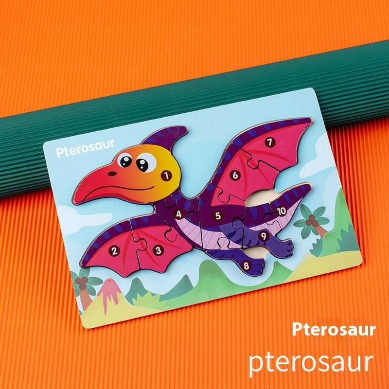 Montessori 3D Wooden Puzzle Model