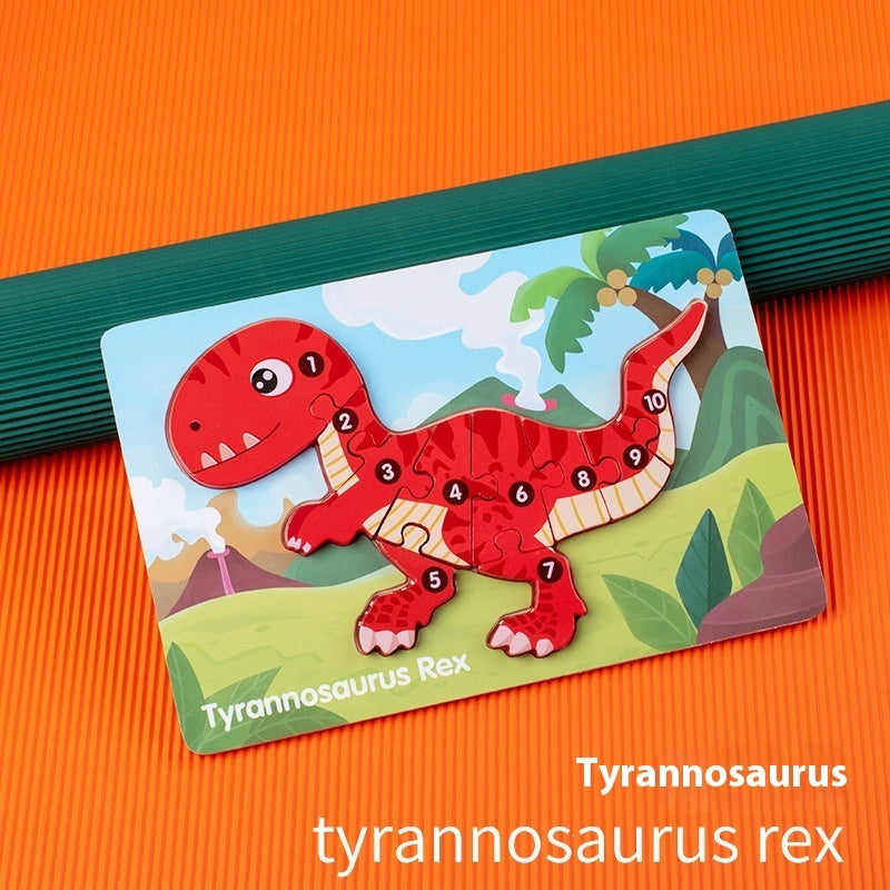 Montessori 3D Wooden Puzzle Model