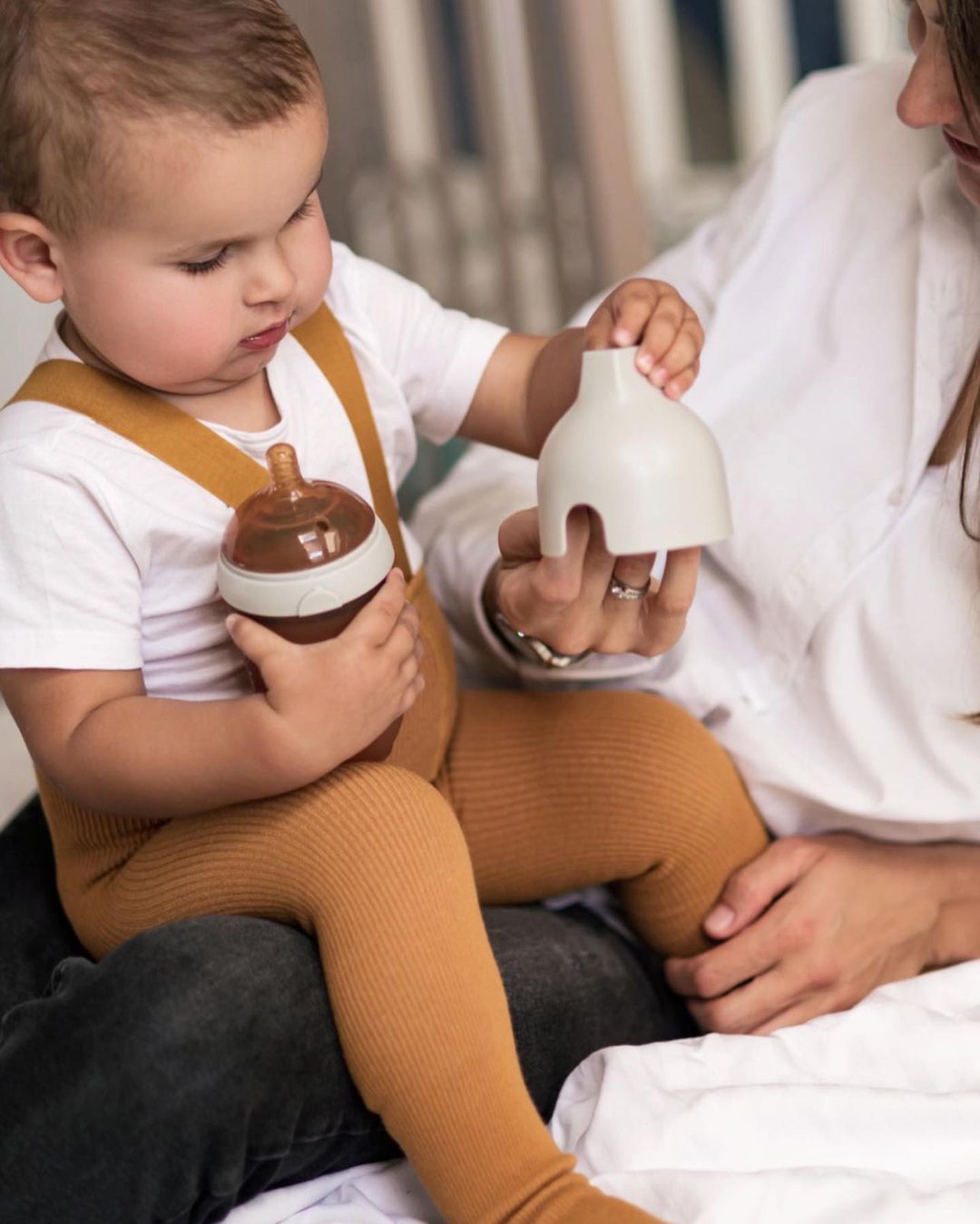 HEORSHE Ultra-Wide Neck Baby Bottle — Anti-Colic & Breast-Like Feeding