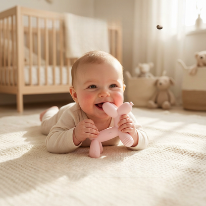 HEORSHE Puppy Teether — Gentle Gum Relief for Babies (3+ months)