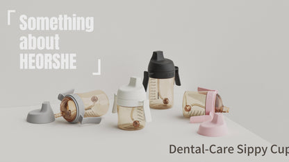 HEORSHE Dental-Care Sippy Cup — Gentle Transition Cup for Toddlers