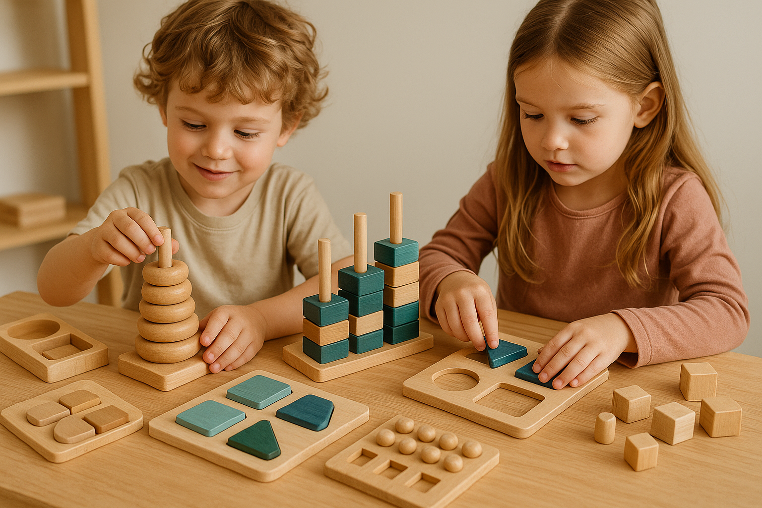 two kids premium montessori toy